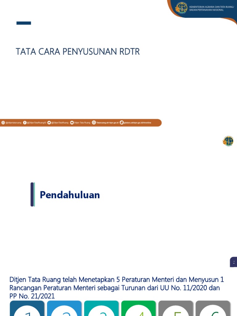 Proses Penyusunan Rencana RDTR | PDF