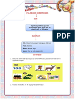 5° Tema A Consignar Homófonas