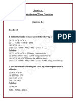 © Praadis Education Do Not Copy: Chapter 4 - Operations On Whole Numbers