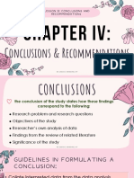 LESSON 9 Chapter 4 Conclusion Recommendation