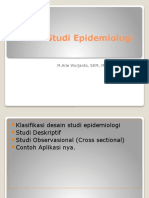 Desain Studi Epidemiologi