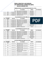 Jadwal Kegiatan Luar Gedung