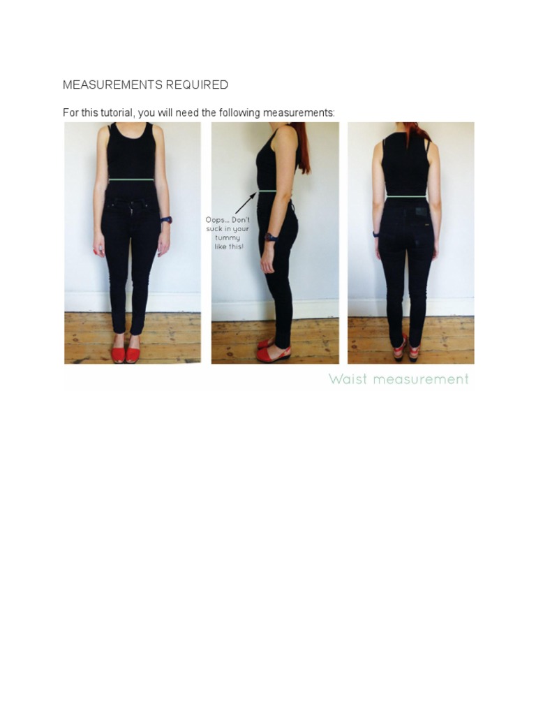 Basic Skirt Pattern Drafting Guide | PDF | Skirt | Seam (Sewing)
