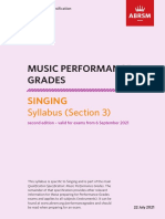 12 Singing Performance Grades Syllabus 2nd Edn 220721