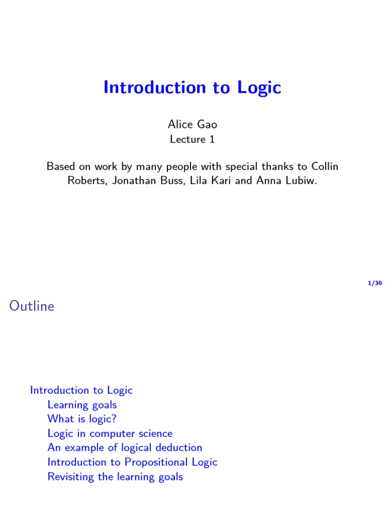 Lec01 Prop Intro Sol | PDF