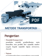 METODE TRANSPORTASI 1