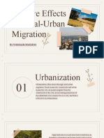 Positive Effects of Rural-Urban Migration