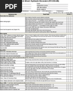 PM Check Sheet (PC1250-8,8R)