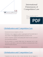 International Dimensions of Competition Law