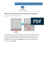 Keydifferences Com Difference Between Footnote and Endnote HTML