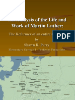 An Analysis of The Life and Work of Martin Luther