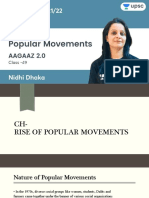 Class 12 Popular Movements