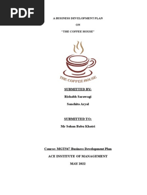 A Business Development Plan