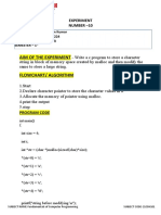 Aim of The Experiment Flowchart/ Algorithm