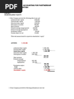 Exercise 4 Shareholders Equity