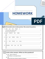 Homework -