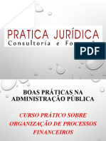 Organizacao de Processos Financeiros - Apresentacao