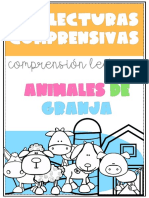 Mini Lecturitas de Comprension para Infantil Animales de Granja PDF