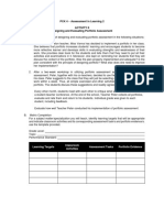 Activity 8 (Designing and Evaluating Portfolio Assessment)