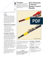 RLX Pneumatic & Electric Remote Control Handles: Description