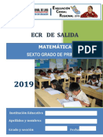 MAT 6° ECR SALIDA 2019