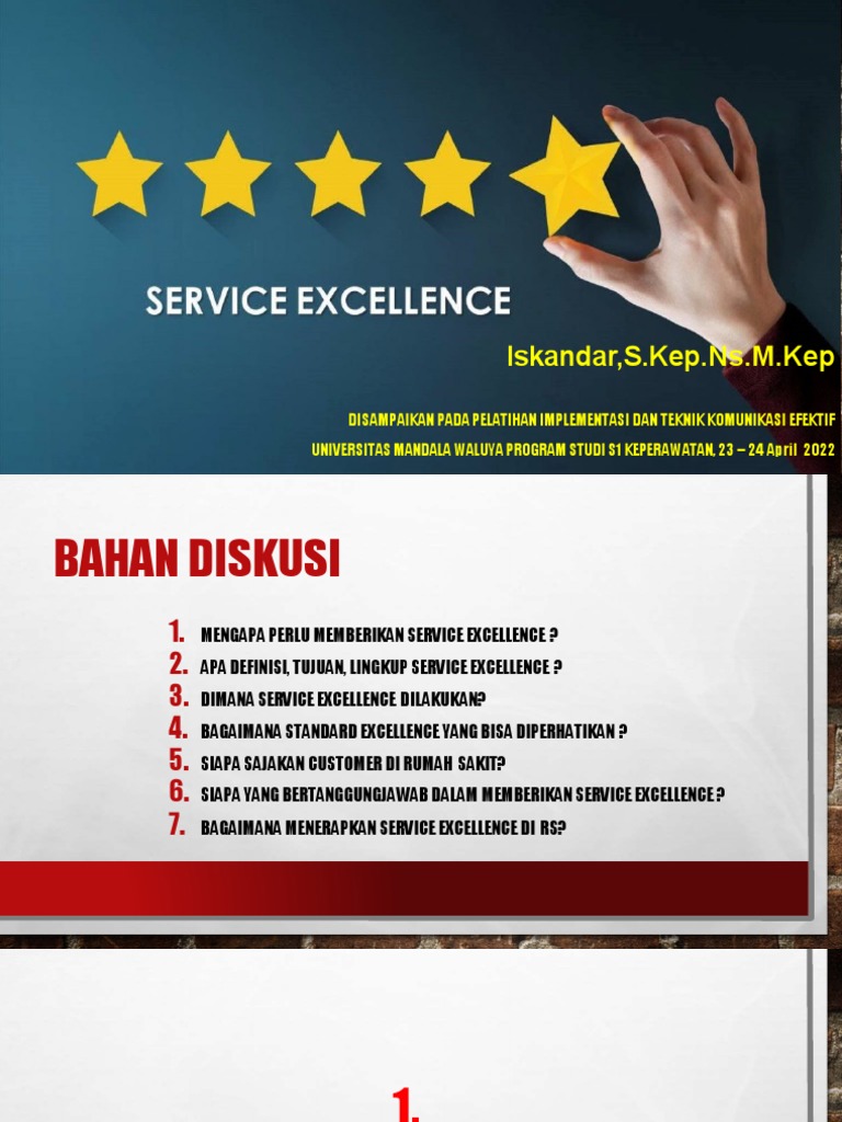 Panduan Service Excellence di Rumah Sakit | PDF