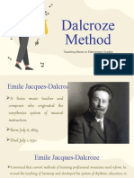 Dalcroze Method: Teaching Music in Elementary Grades