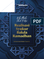Naskah Khutbah Idul Fitri 1443 H Realisasi Syukur Bakda Ramadhan