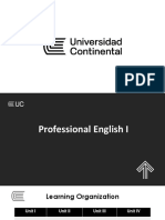 Professional English I: Communication, Innovation and Sustainable Development Skills
