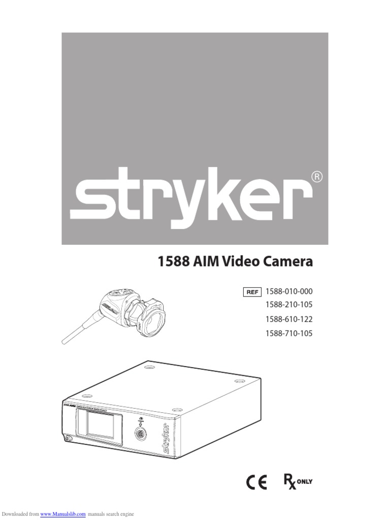 Camera de Video Stryker | PDF | Camera | Electrical Connector