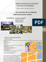 Universidad Nacional de Asuncion Facultad de Ingenieria: Análisis de Inversión de Un Conjunto Habitacional para Ventas