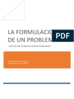 Qué Es La Formulación Del Problema