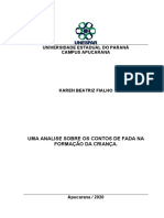 TCC - Uma Analise Sobre Os Contos de Fada Na Formação Da Criança.