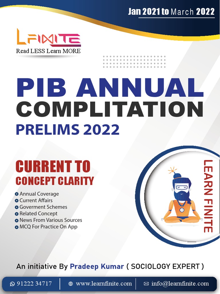 PIB Yearly Compilation Prelims 2022 | PDF | Agriculture
