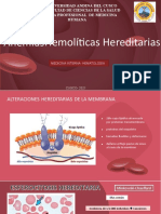 Anemias Hemolíticas Congénitas