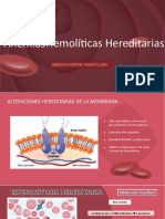 Anemias Hemolíticas Congénitas