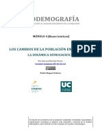 Los Cambios de La Población en El Tiempo, La Dinámica Demográfica Autor Pedro'Reques'Velasco