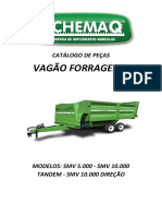 Catálogo de peças para vagão forrageiro SMV