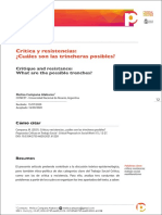 Artículo Críticas y Resistencias