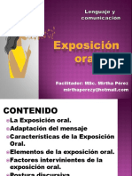 Exposición Oral