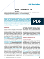 Immunometabolism in The Single-Cell Era: Perspective