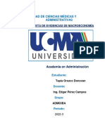 Portafolio de Evidencias UCMA MACROECONOMIA DONOVAN TAPIA