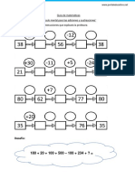 3b Guia Calculo Mental para Las Adiciones y Sustracciones