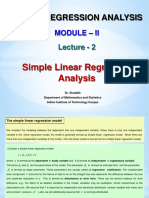 Linear Regression Analysis: Module - Ii