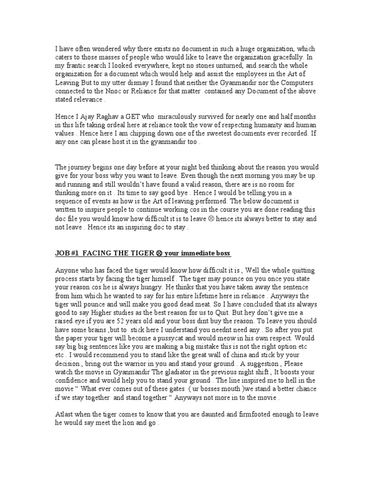 Art of Leaving PDF Leisure
