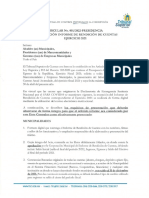 Circular No. 001 2022 Presidencia Presentación Informe de Rendi