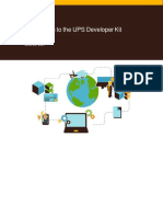 Introduction To The UPS Developer Kit