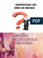 COMO IDENTIFICAR LOS FACTORES DE RIESGO