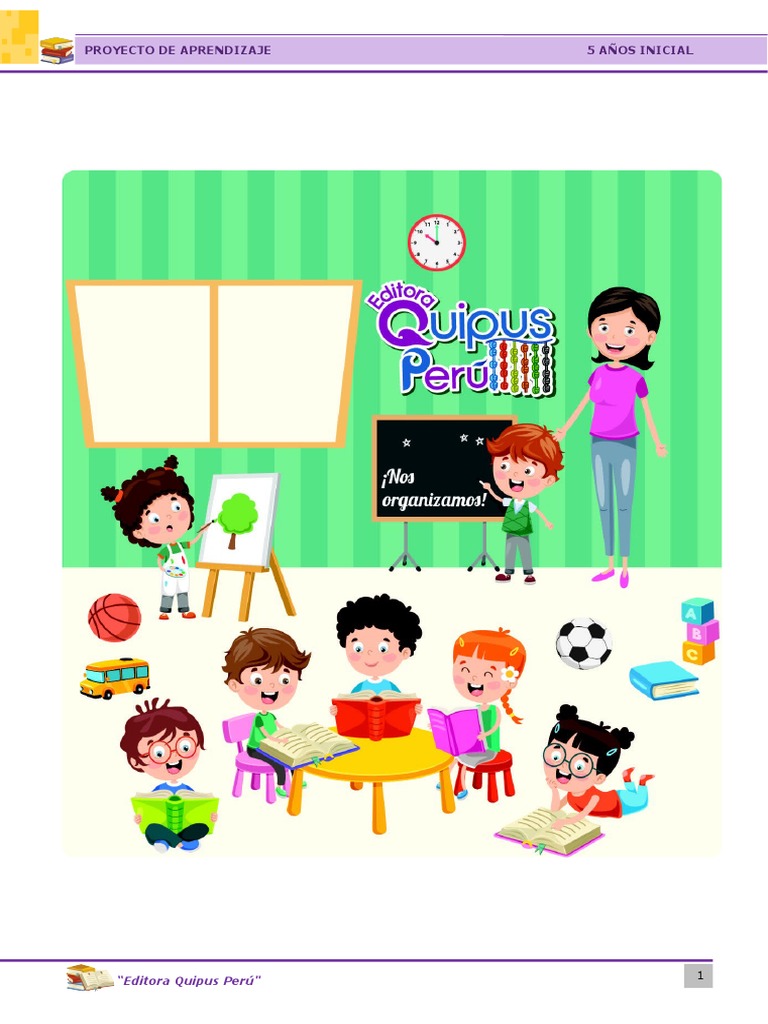 Proyecto de Aprendizaje I - Editora Quipus Perú | PDF | Salón de clases ...