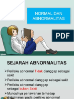 SEJARAH DAN PENDEKATAN ABNORMALITAS